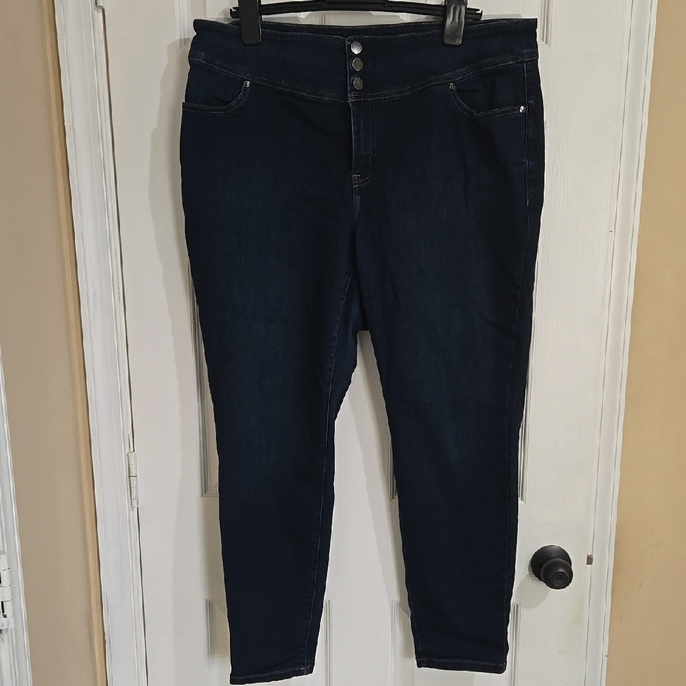 Lane Bryant Women's Dark Blue Jeans Sz 20